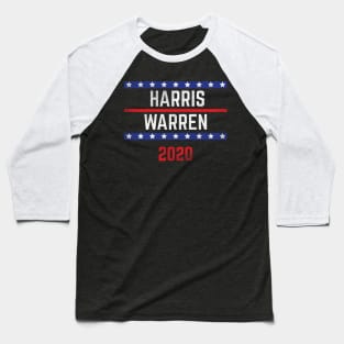 Kamala Harris and Elizabeth Warren on the one ticket? Dare to dream. Presidential race 2020 Distressed text Baseball T-Shirt